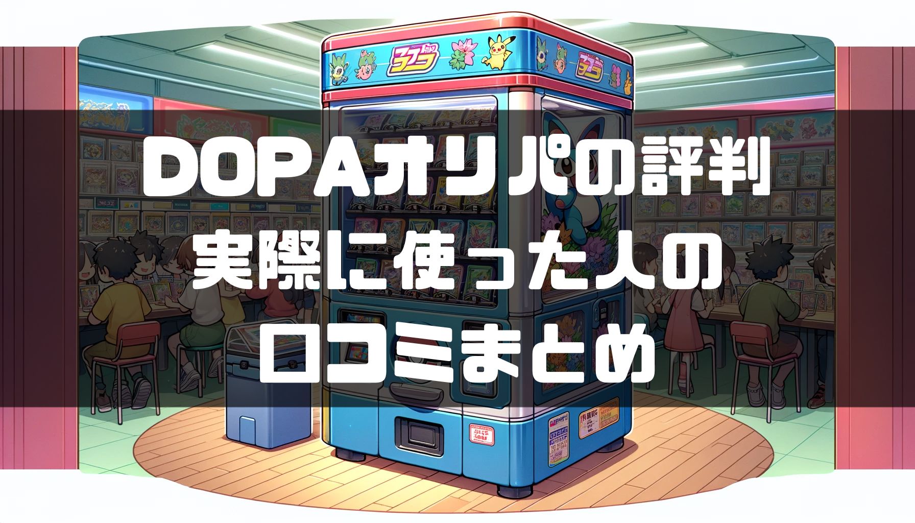 DOPAオリパ(ドーパオリパ)の評判、実際に使った人の口コミまとめ